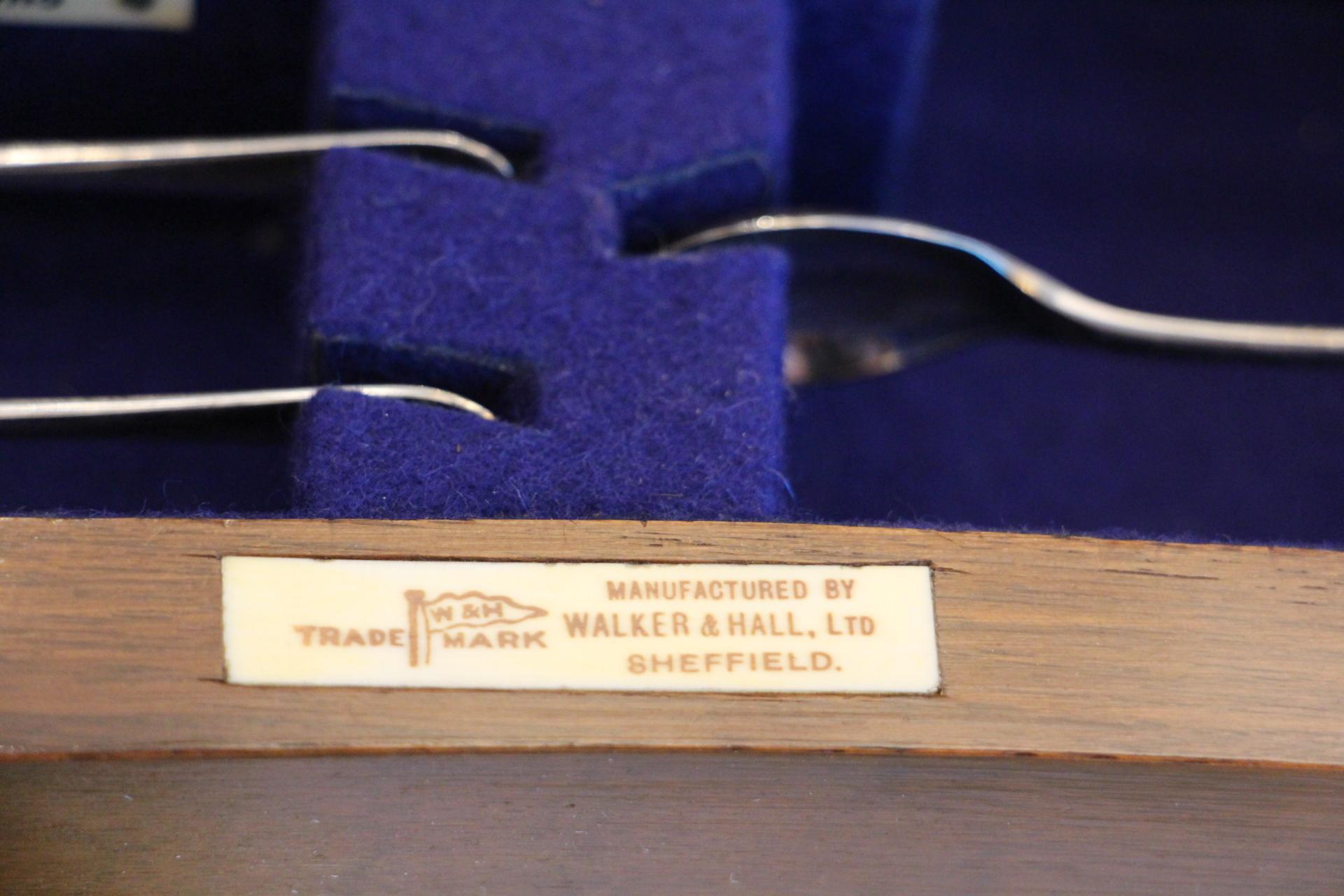 Canteen of Cutlery Cabinet on Stand by Walker and Hall Sheffield 2