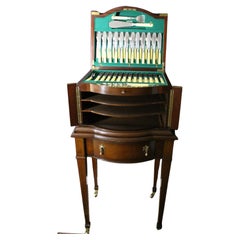 Canteen of Cutlery Cabinet on Stand