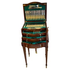 Canteen of Cutlery Cabinet on Stand
