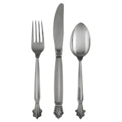 Canteen of Georg Jensen Acanthus Sterling Silverware