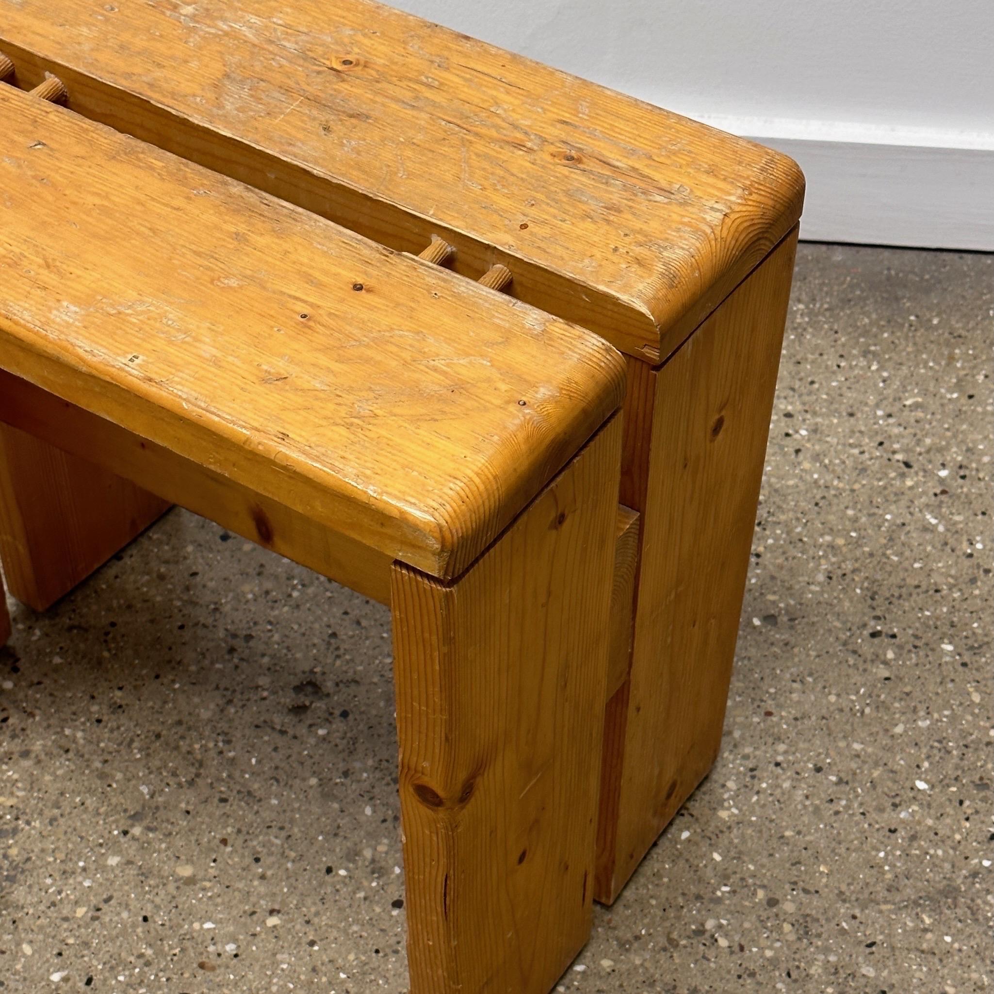Canteen Stool by Charlotte Perriand from Les Arcs In Good Condition For Sale In Chicago, IL