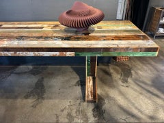 Canteen Table in wood High Gloss 300x90x78h cm by Piet Hein Eek