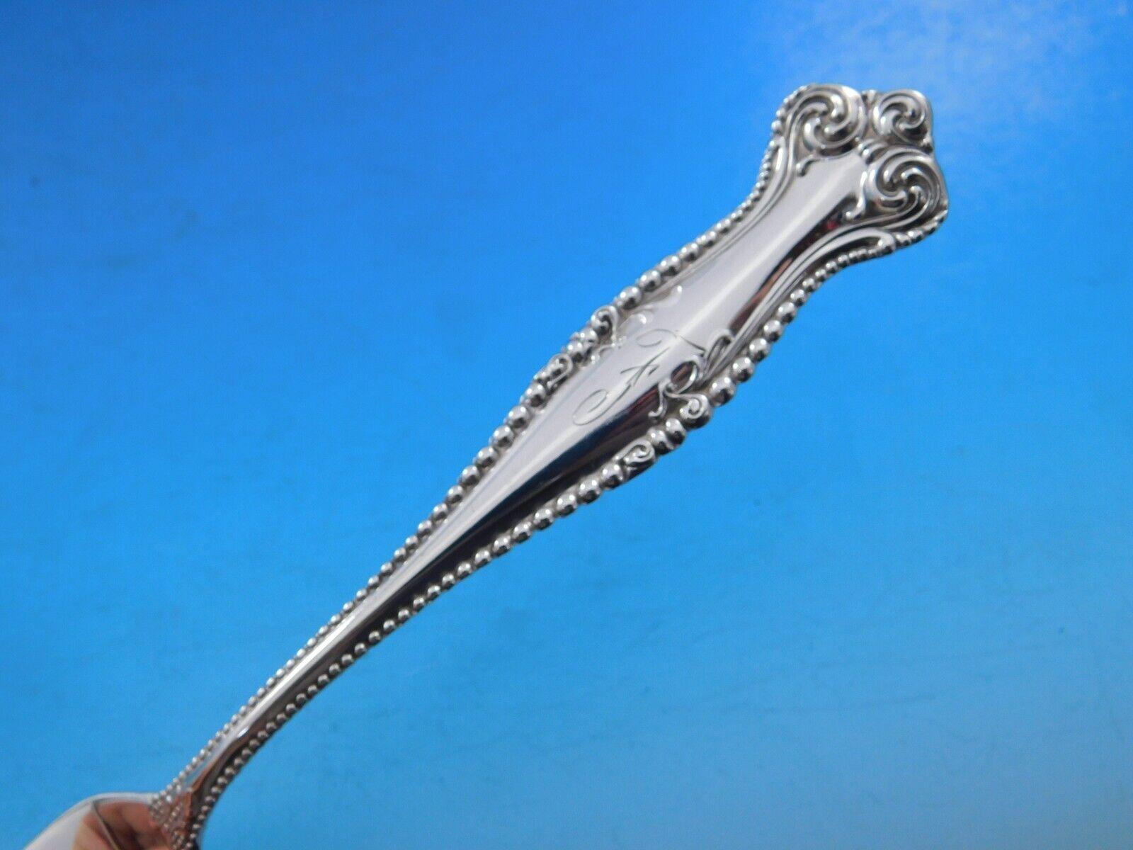 Ensemble de couverts en argent sterling Canterbury par Towle 12 services 65 pièces pour le dîner perlé Excellent état - En vente à Big Bend, WI