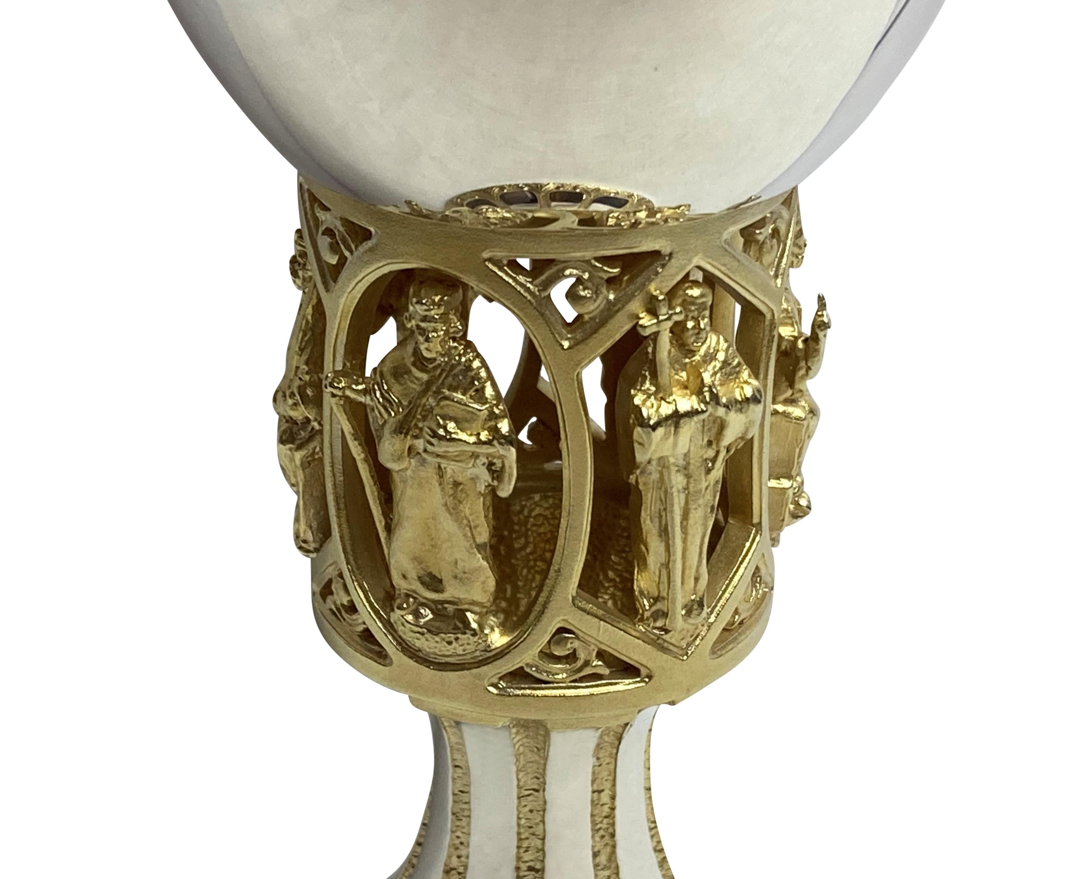 Canterbury Cathedral: A First Edition Archbishop Lanfranc Commemorative Chalice In Excellent Condition For Sale In London, GB