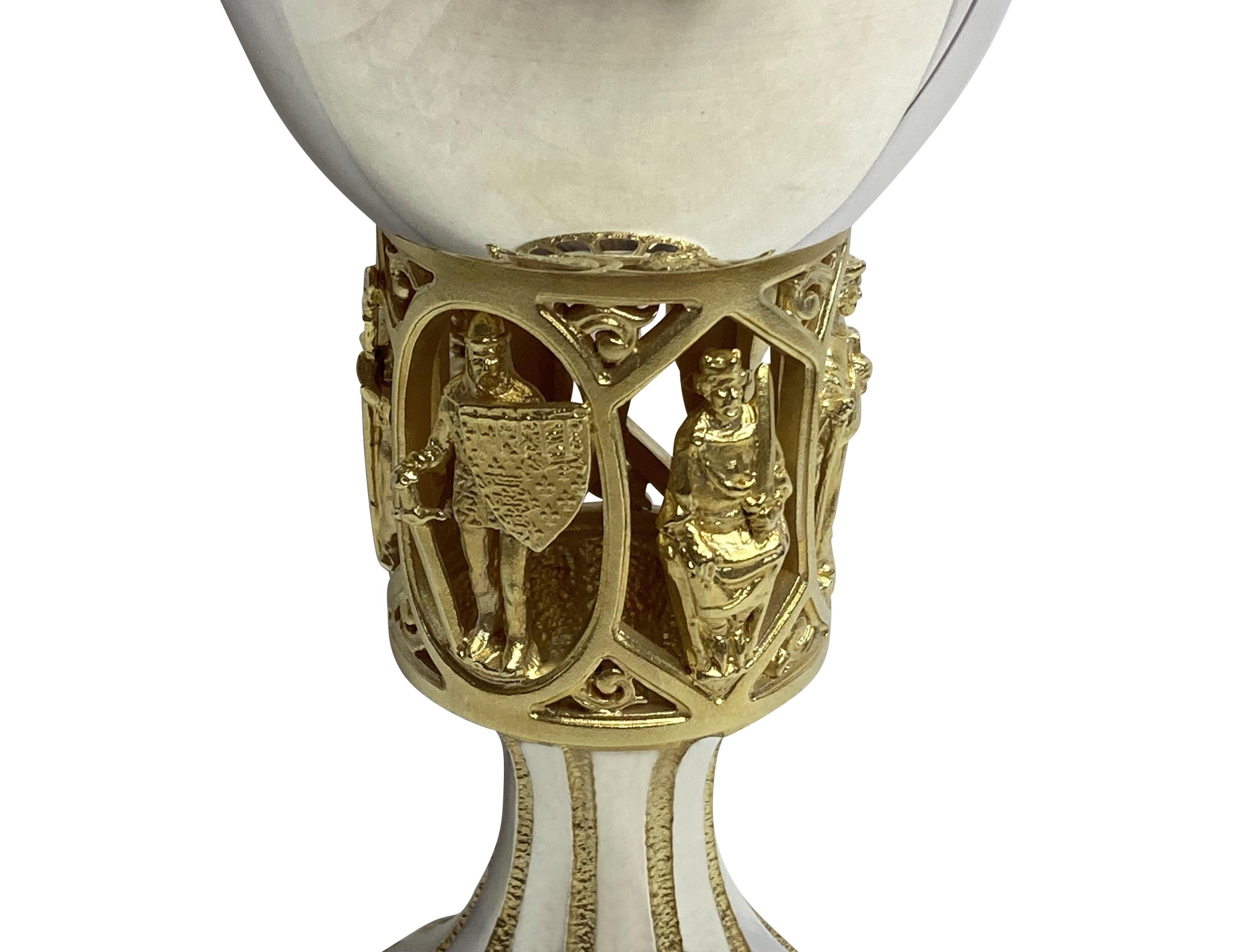 Late 20th Century Canterbury Cathedral: A First Edition Archbishop Lanfranc Commemorative Chalice For Sale