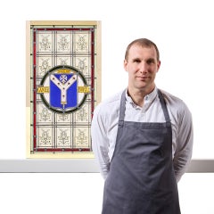 ‘Canterbury’ Reclaimed Stained Glass Window