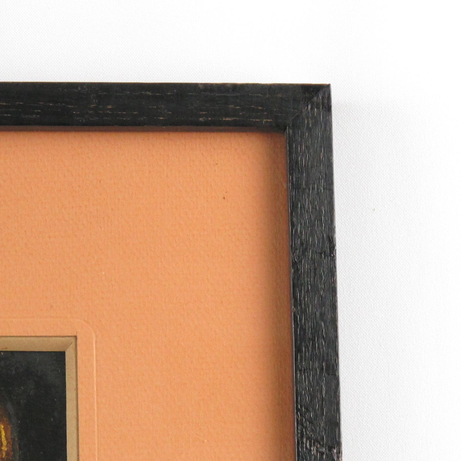 American Brutalist Abstract Painting by Canthi, circa 1960 For Sale 8