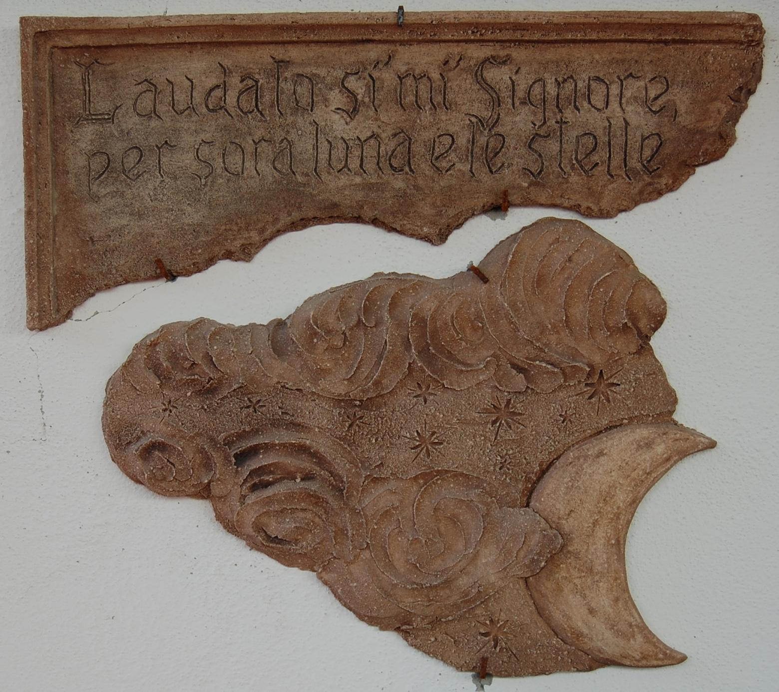 Cantico delle creature di San Francesco-pannelli ceramica - made in Italy en vente 2