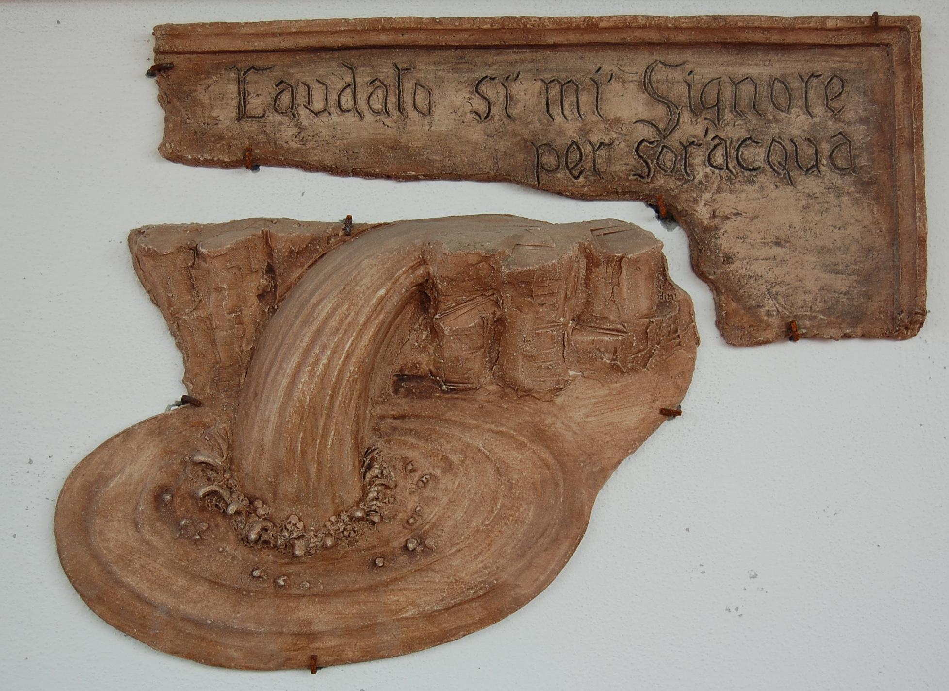 italien Cantico delle creature di San Francesco-pannelli ceramica - made in Italy en vente