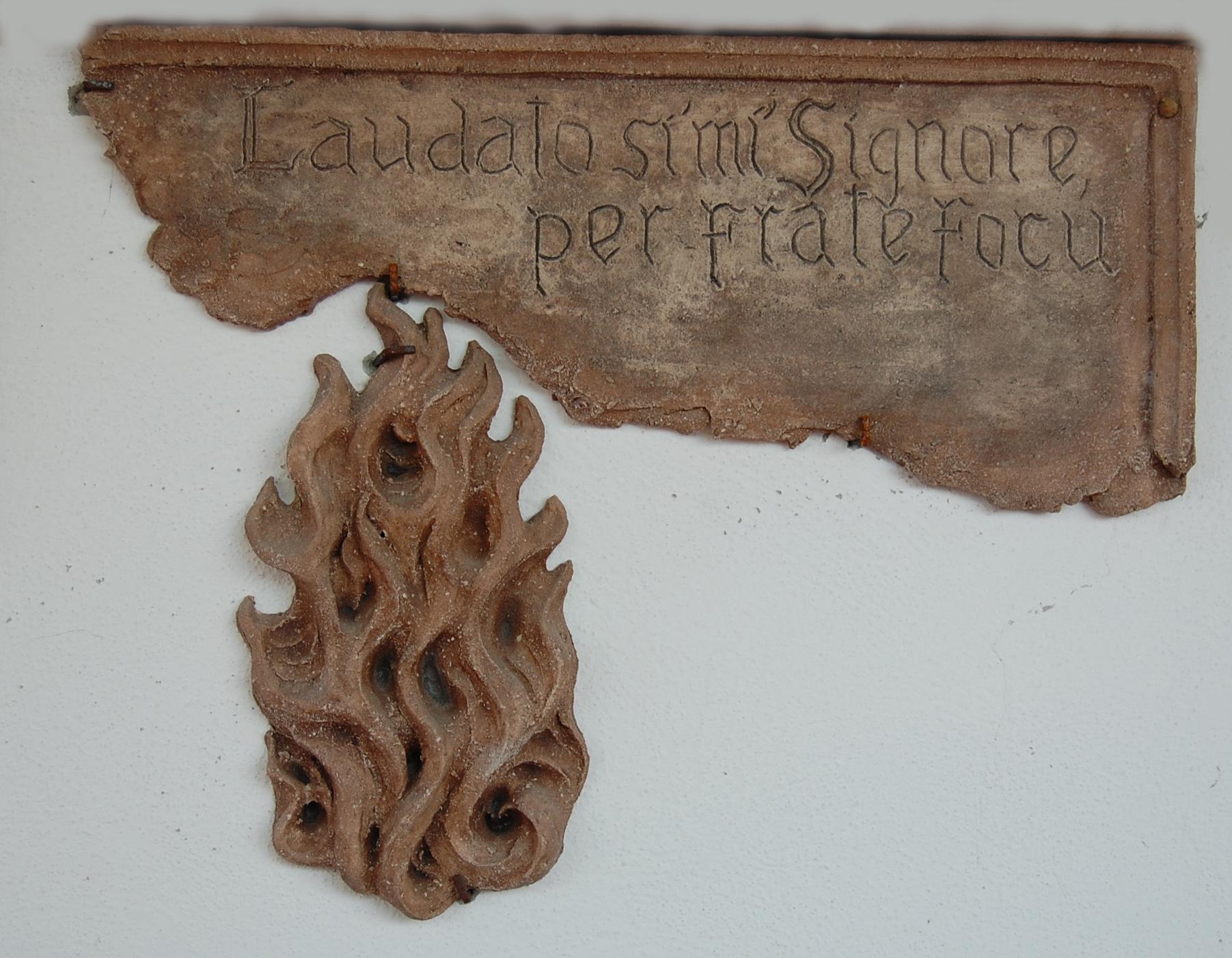 Cantico delle creature di San Francesco-pannelli ceramica - made in Italy Bon état - En vente à Tarquinia, IT