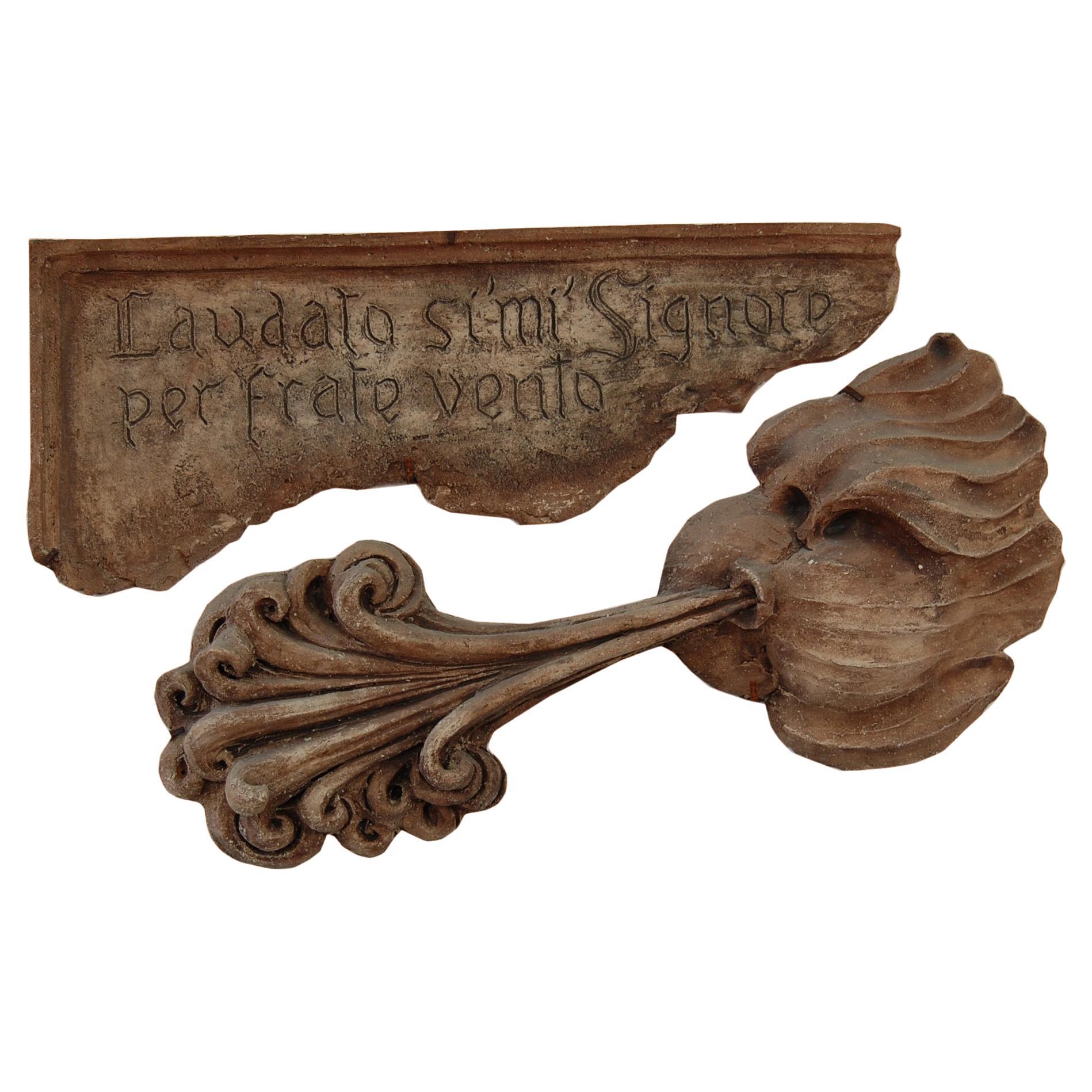 Cantico delle creature di San Francesco-pannelli ceramica - made in Italy en vente