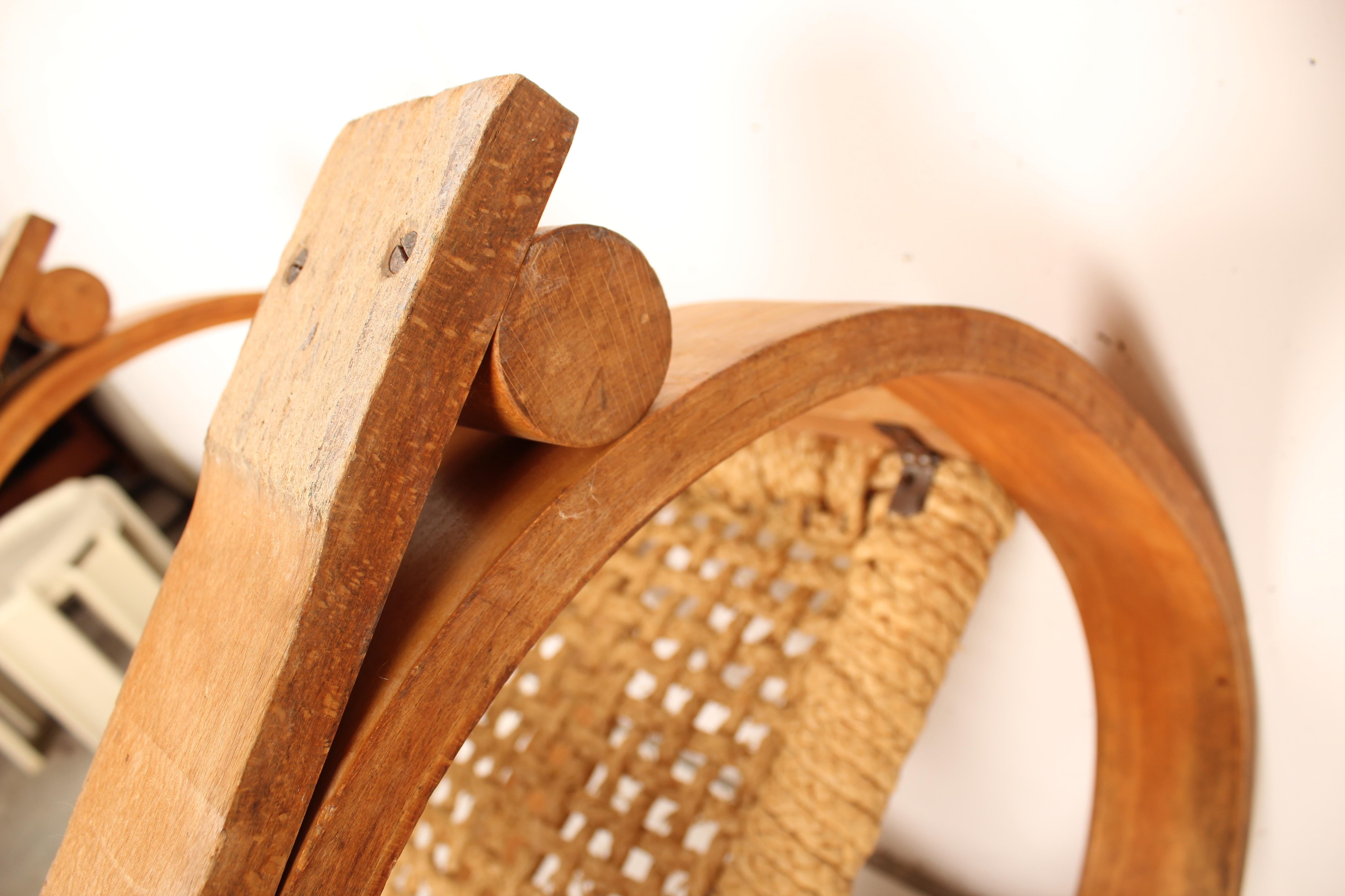 Chaise Cantilever d'Audoux Minet pour Vibo Vesoul, France, années 1940 1