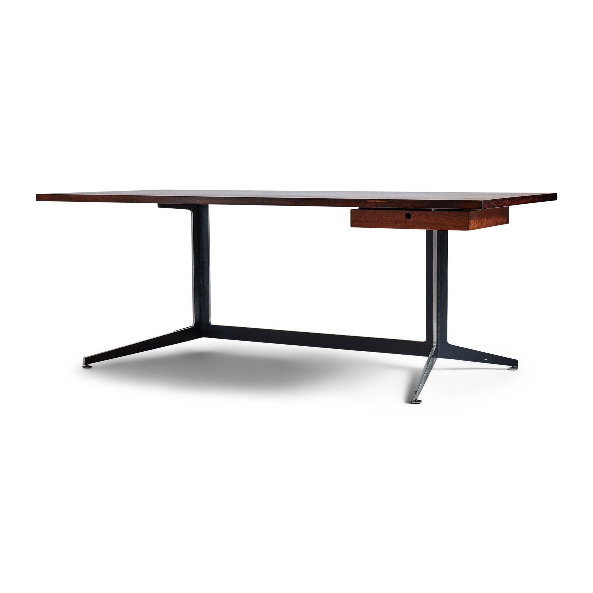 Americano Scrivania direzionale a sbalzo di Ward Bennetts per Lehigh Furniture in vendita