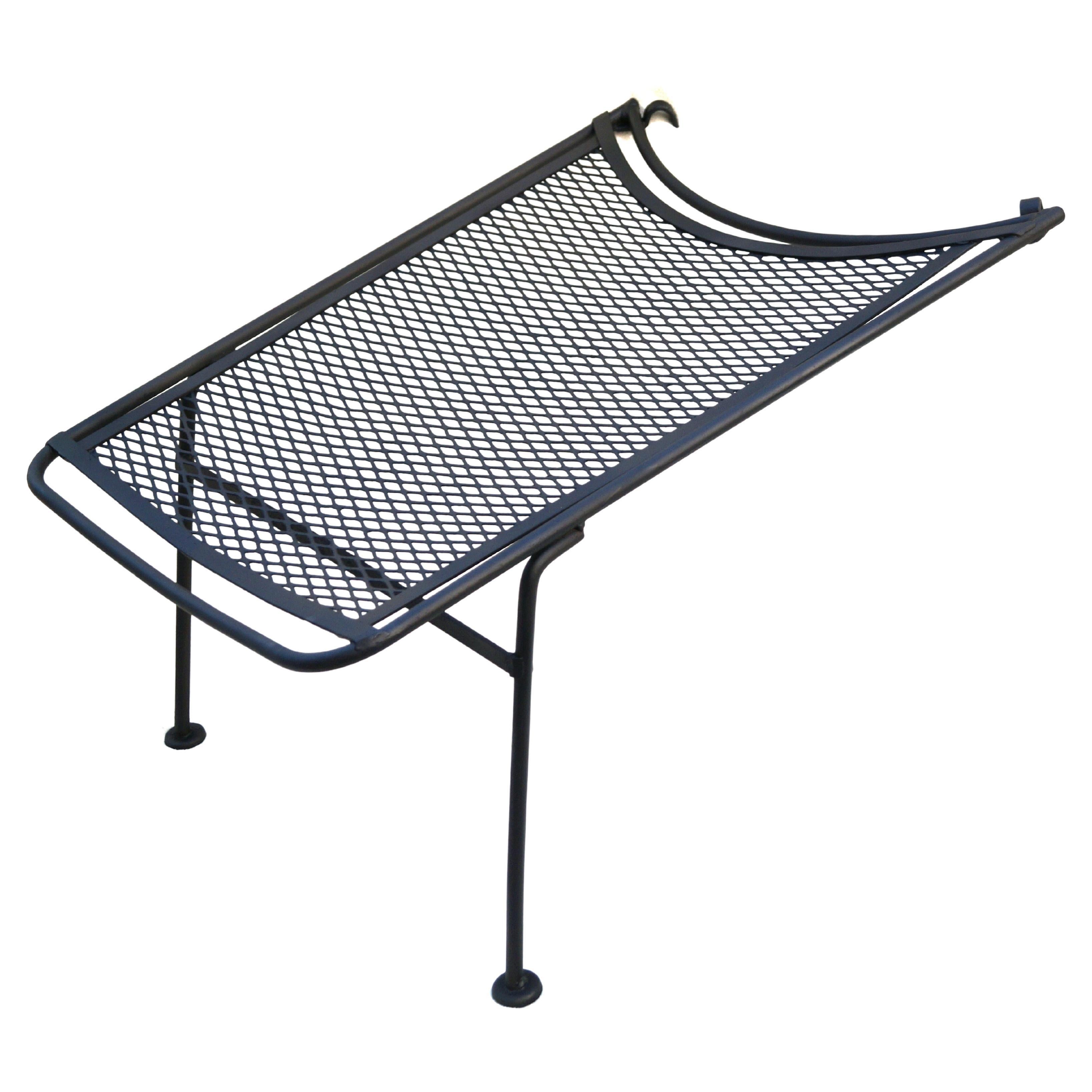 Cantilever Hoop Solar Lounge Ottoman Footrest by Tempestini Salterini For Chair For Sale