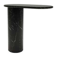 Cantilever L Nero Marquina Marble End Table by Matteo Zorzenoni