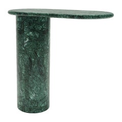 Table d'appoint Cantilever L Verde Guatemala en marbre de Matteo Zorzenoni