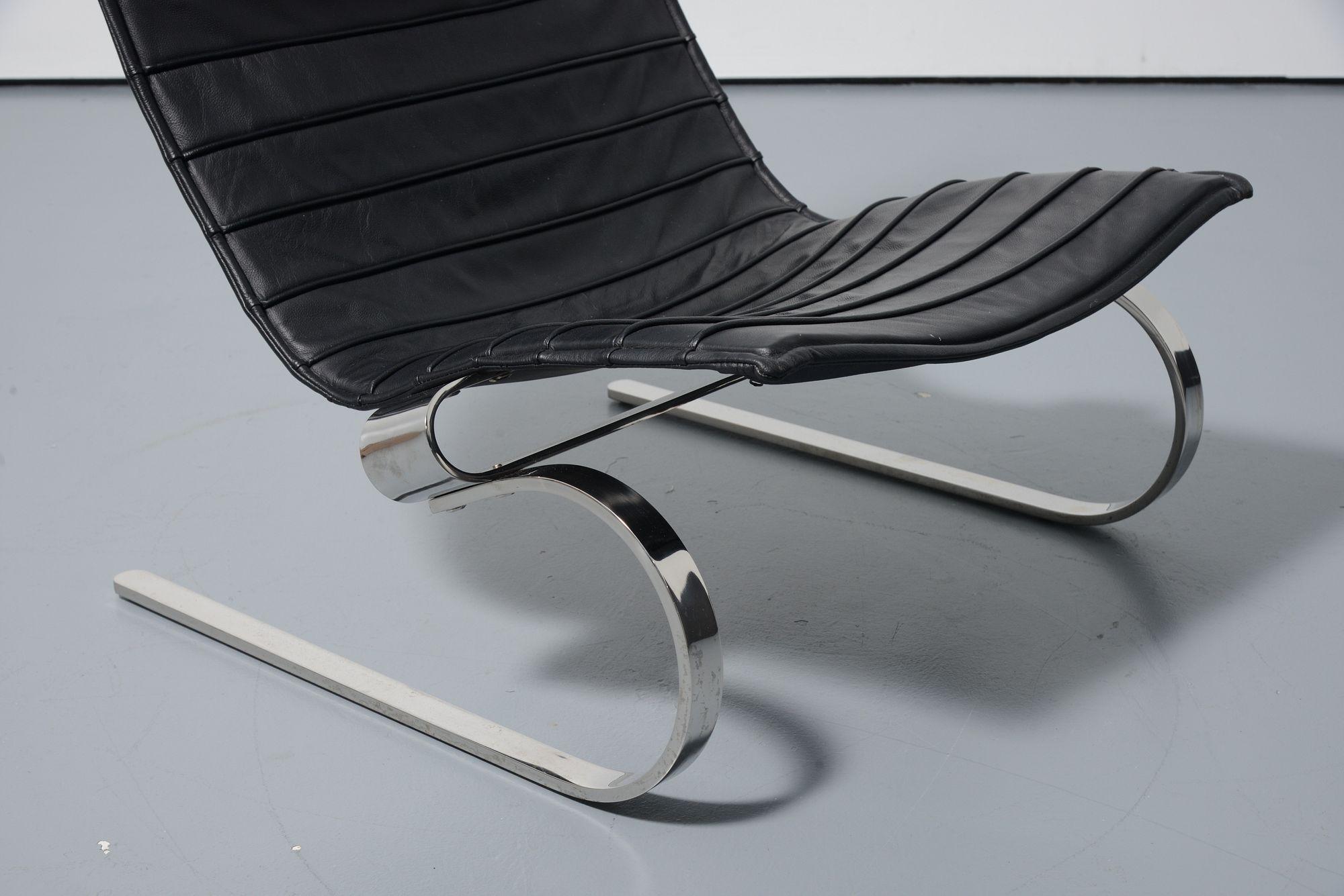 20th Century Cantilever Lounge Chair, Manner of Poul Kjaerholm For Sale