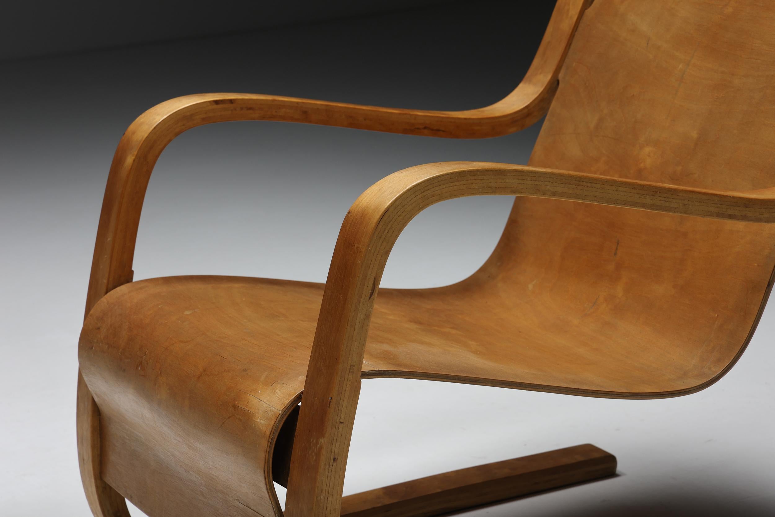 Cantilever Lounge Chair Nr. 31 by Alvar Aalto, Finland, 1930s 2