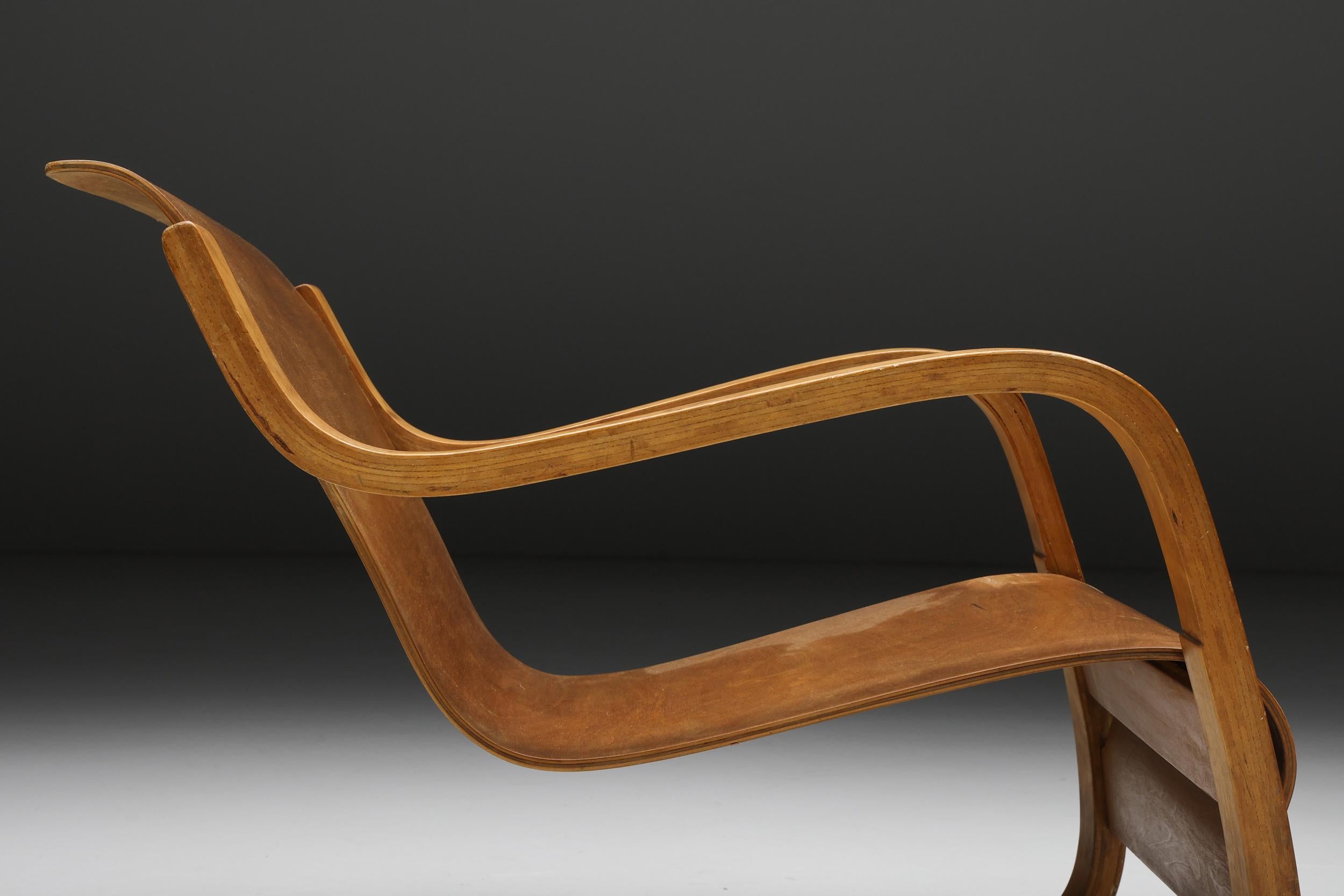 Mid-20th Century Cantilever Lounge Chair Nr. 31 by Alvar Aalto, Finland, 1930s