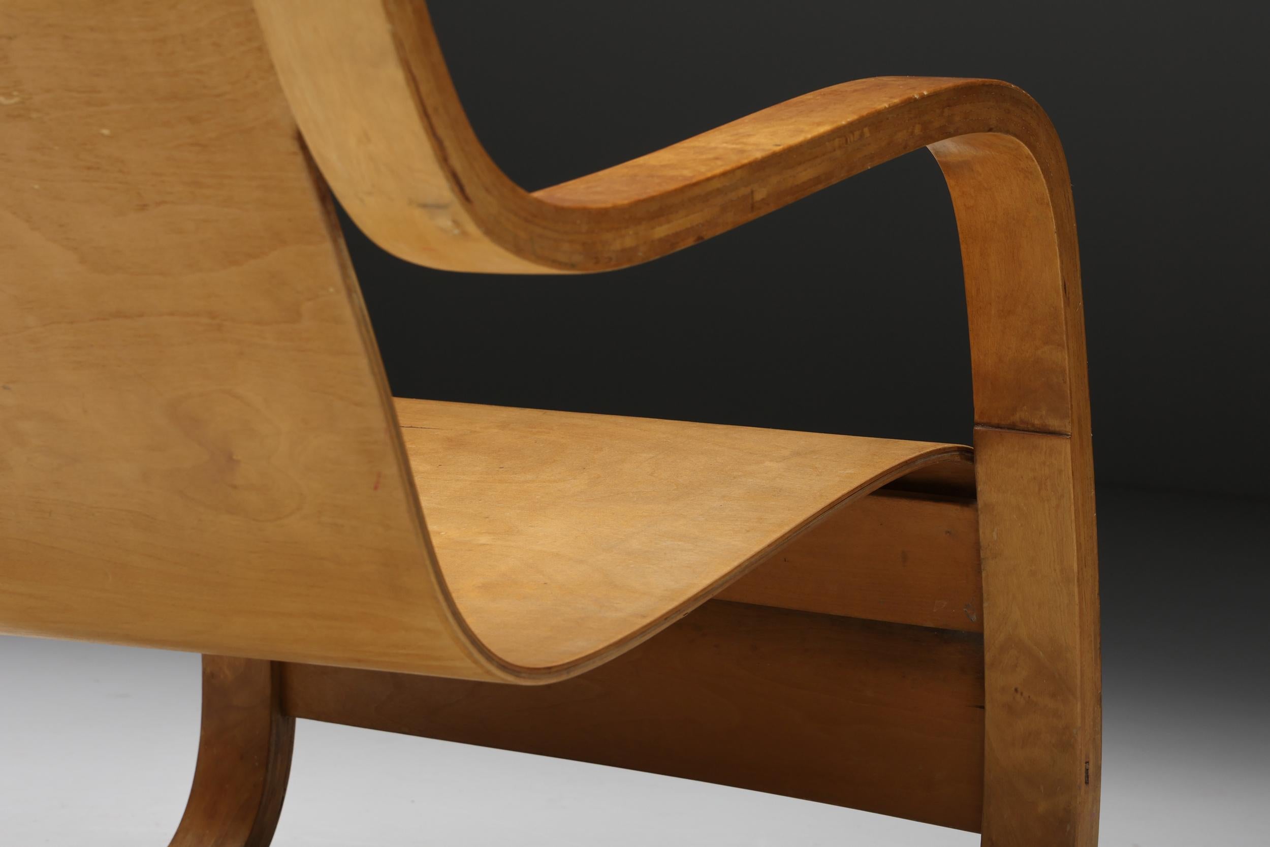 Cantilever Lounge Chair Nr. 31 by Alvar Aalto, Finland, 1930s 1