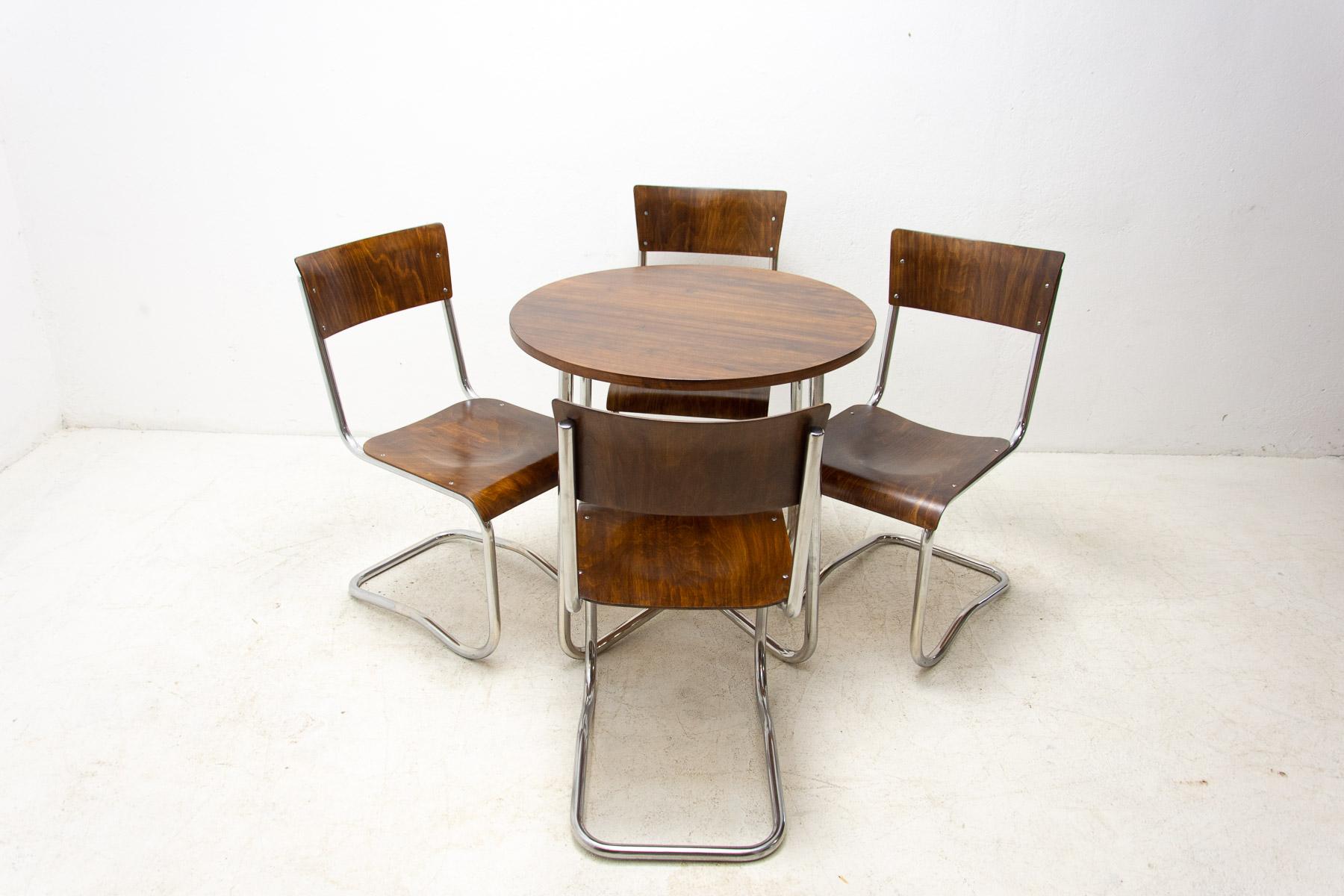  Cantilever lounge set by Hynek Gottwald, Bauhaus period, 1930´s 13