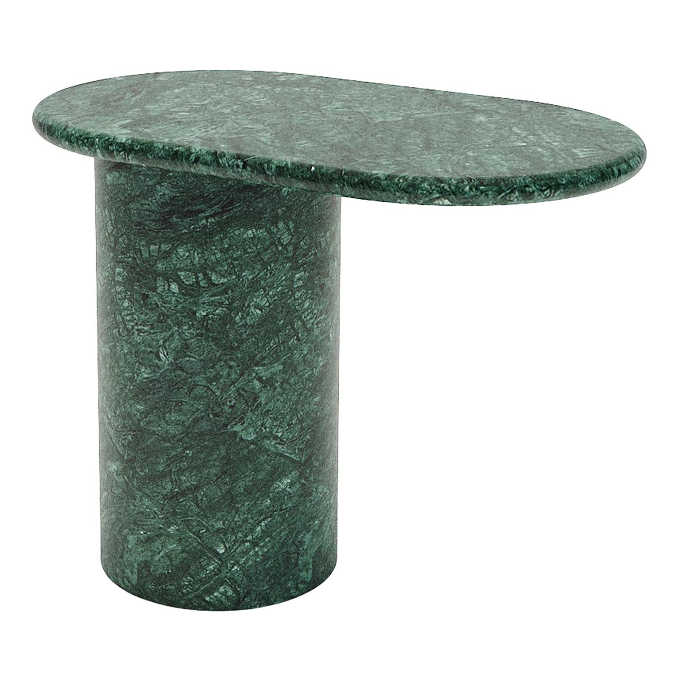 Cantilever S Verde Guatemala Marble End Table by Matteo Zorzenoni For Sale