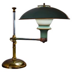 Lampe de table Cantilever, laiton, âge atomique