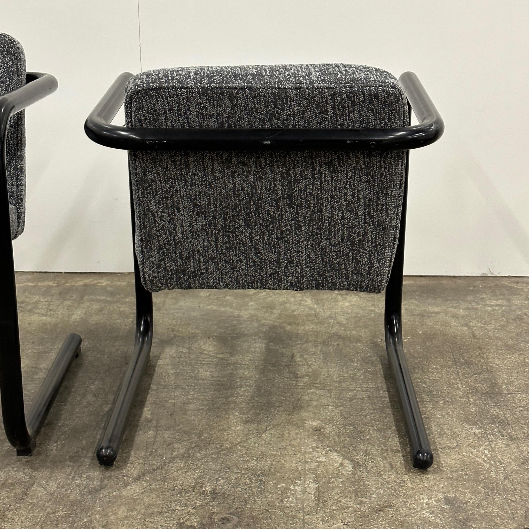 Cantilever Tubular Chairs by Kinetics For Sale 3