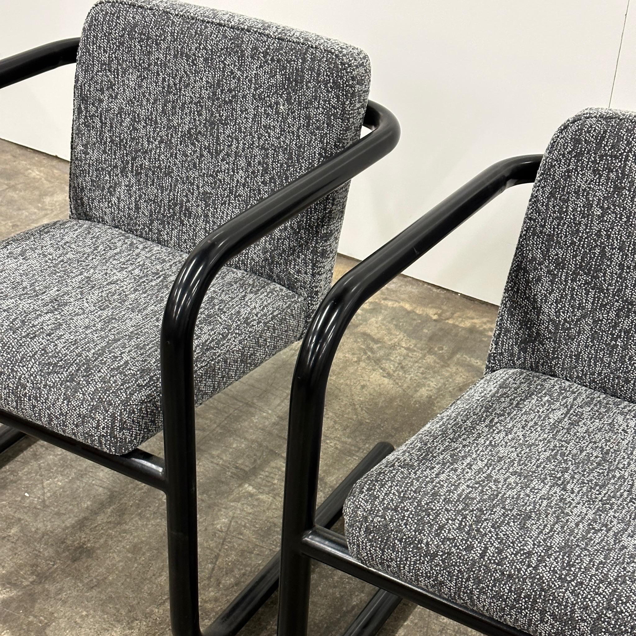 Cantilever Tubular Chairs by Kinetics For Sale 2