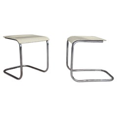 Cantilever Tubular Steel Bauhaus Stools by Mart Stam, 1930s