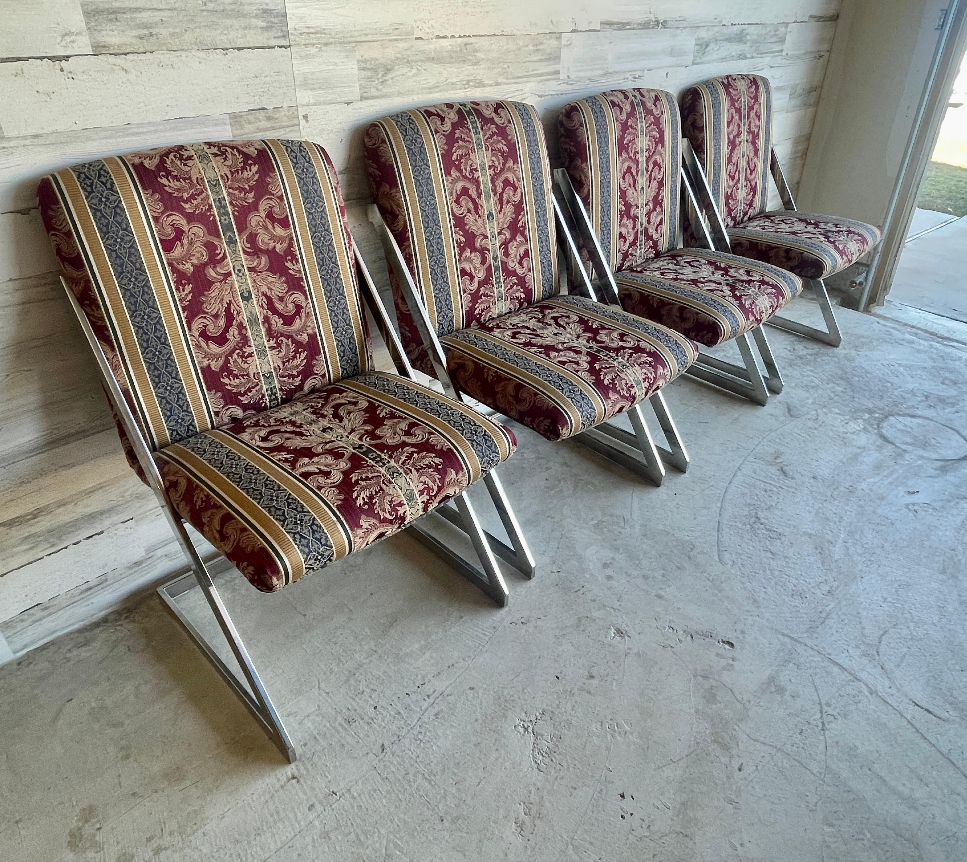 Mid-Century moderno Sedie da pranzo a sbalzo Z & Z - Set di 4 in vendita