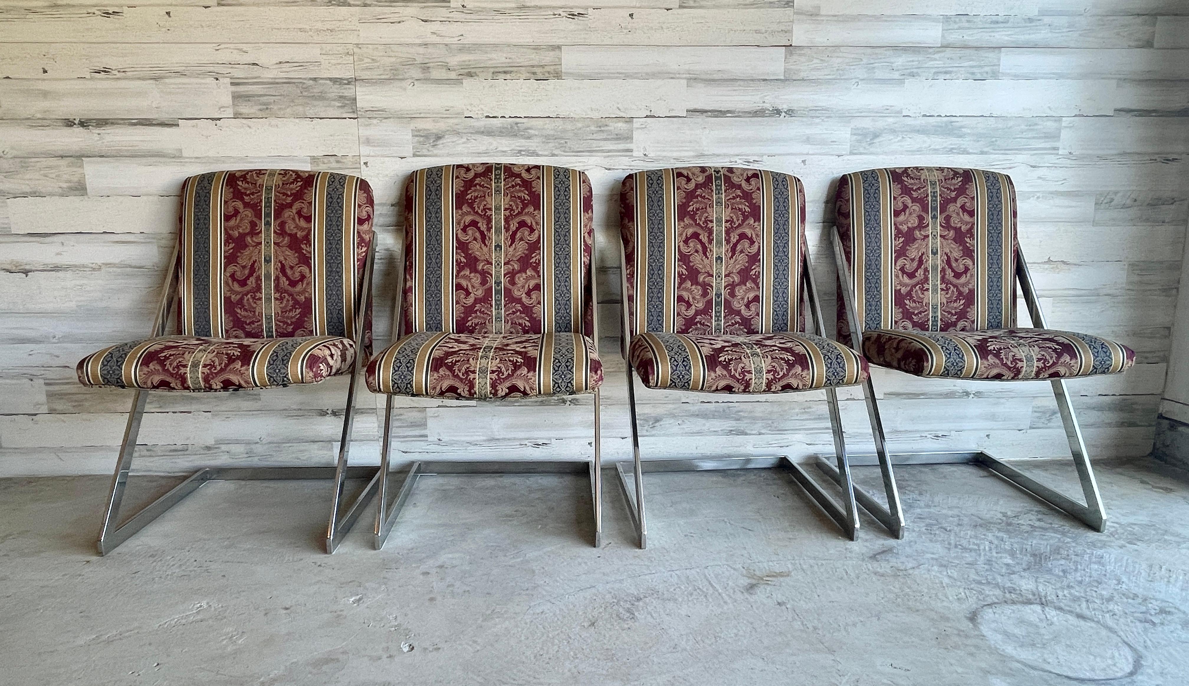 Americano Sedie da pranzo a sbalzo Z & Z - Set di 4 in vendita