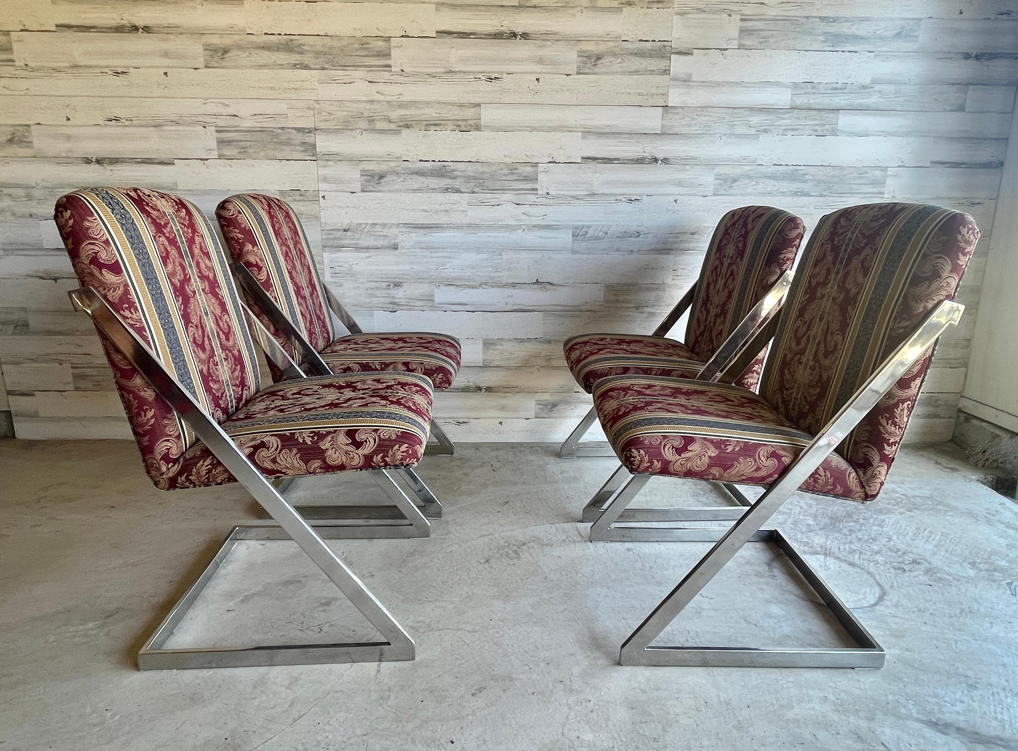 XX secolo Sedie da pranzo a sbalzo Z & Z - Set di 4 in vendita