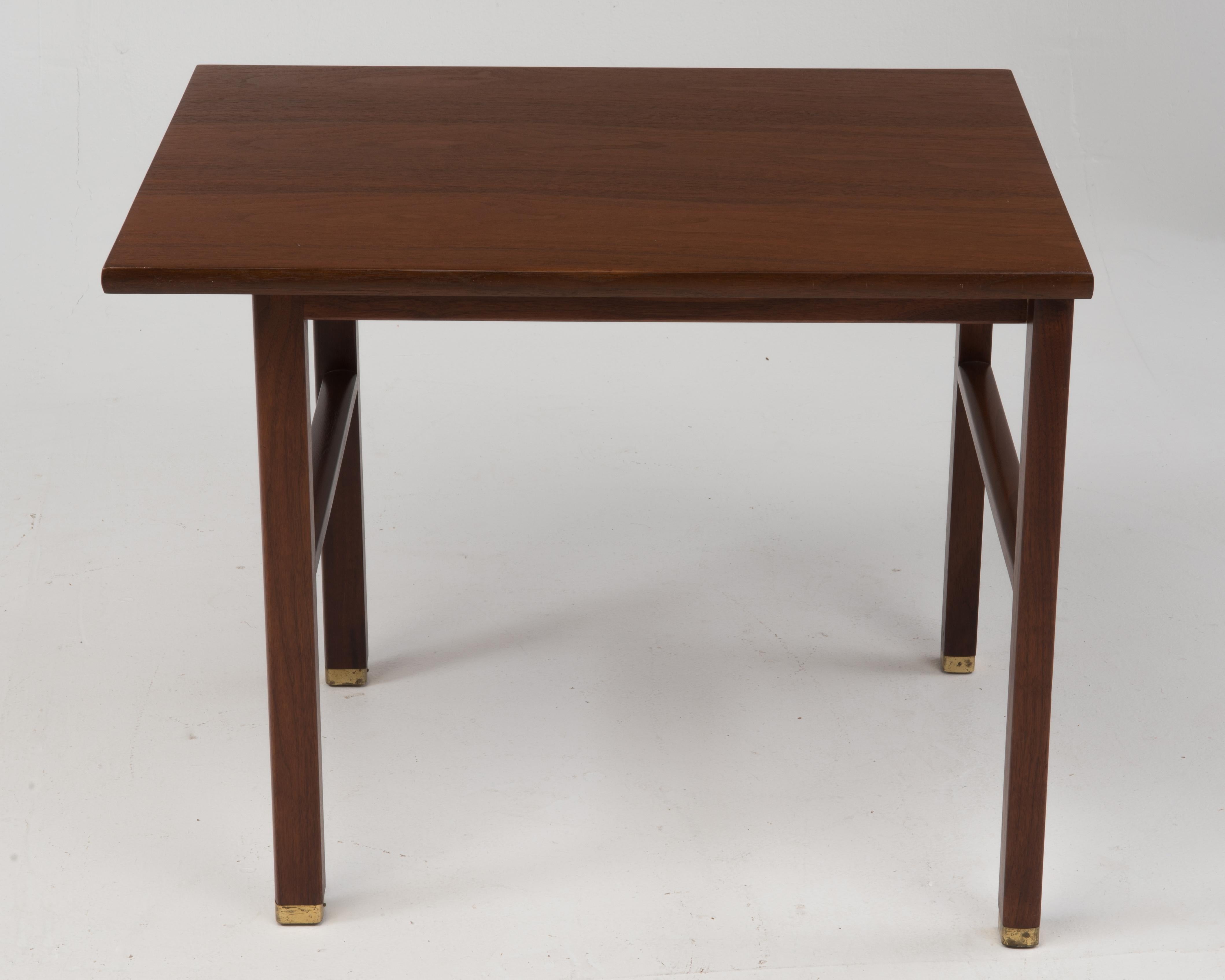 Mid-20th Century Cantilevered Dunbar Side End Table Edward Wormley 1960s Marked