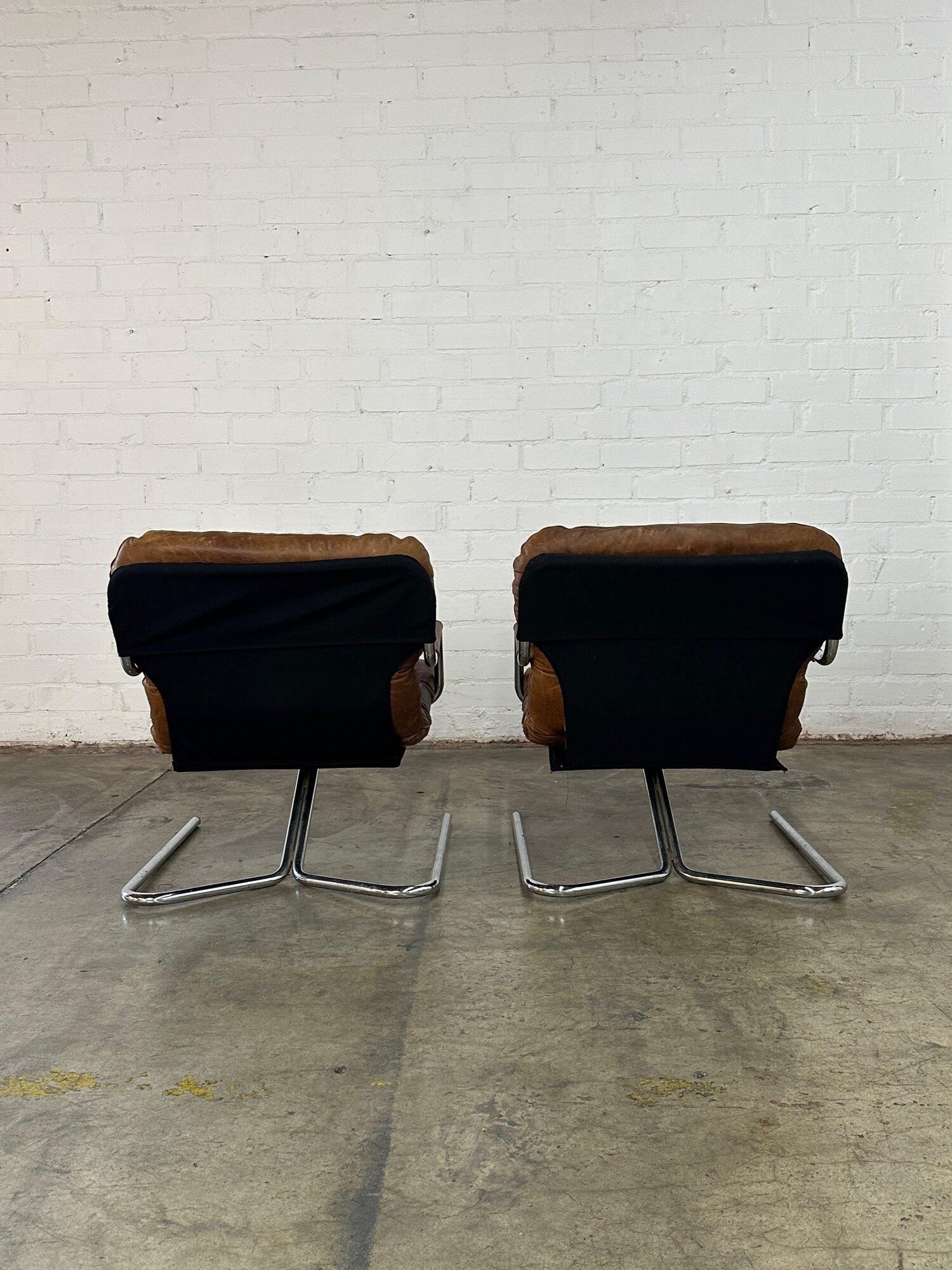 Cantilevered Italian Lounge chairs - sold separately 9