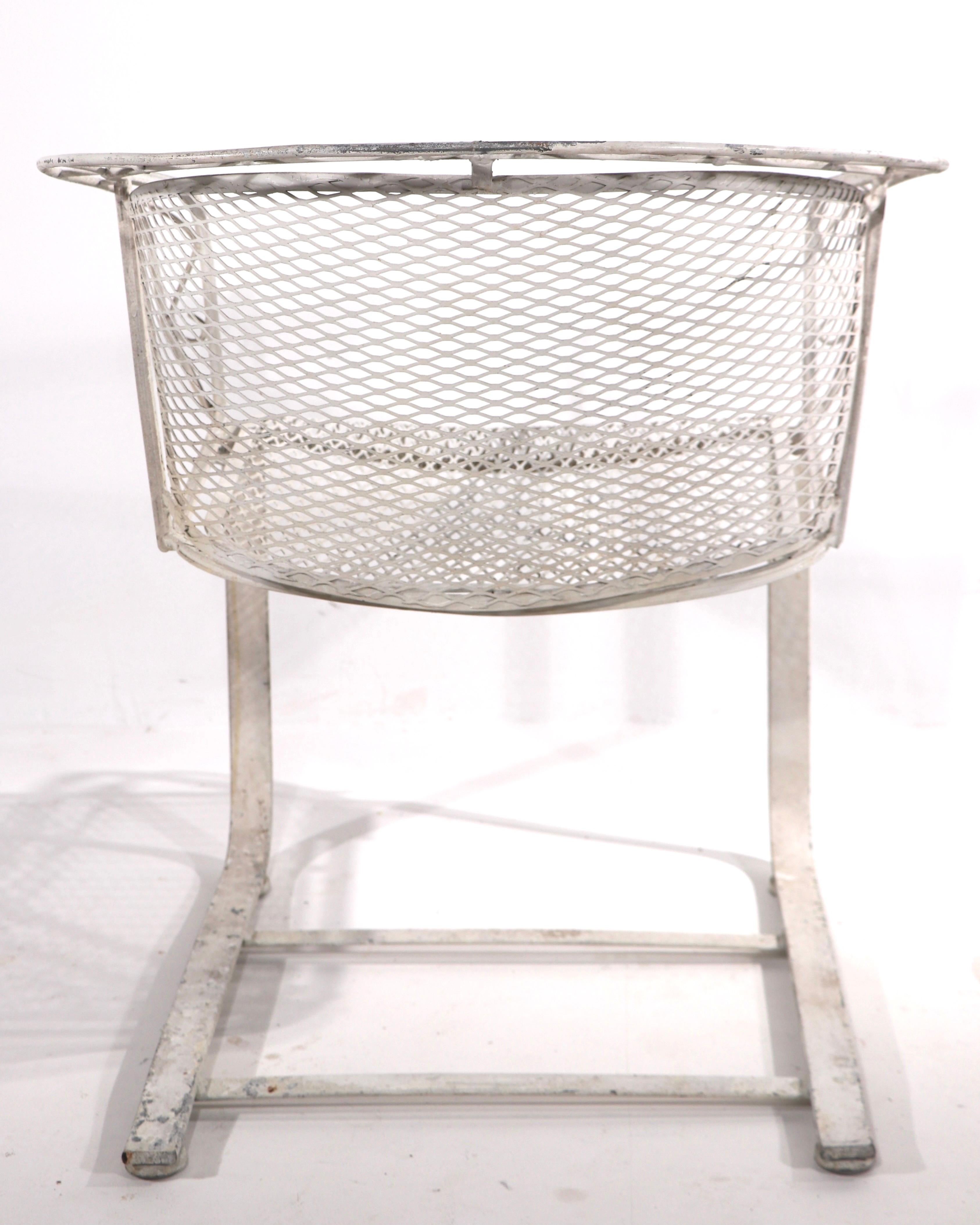 Cantilevered Salterini Lounge Patio Garden Chair 1