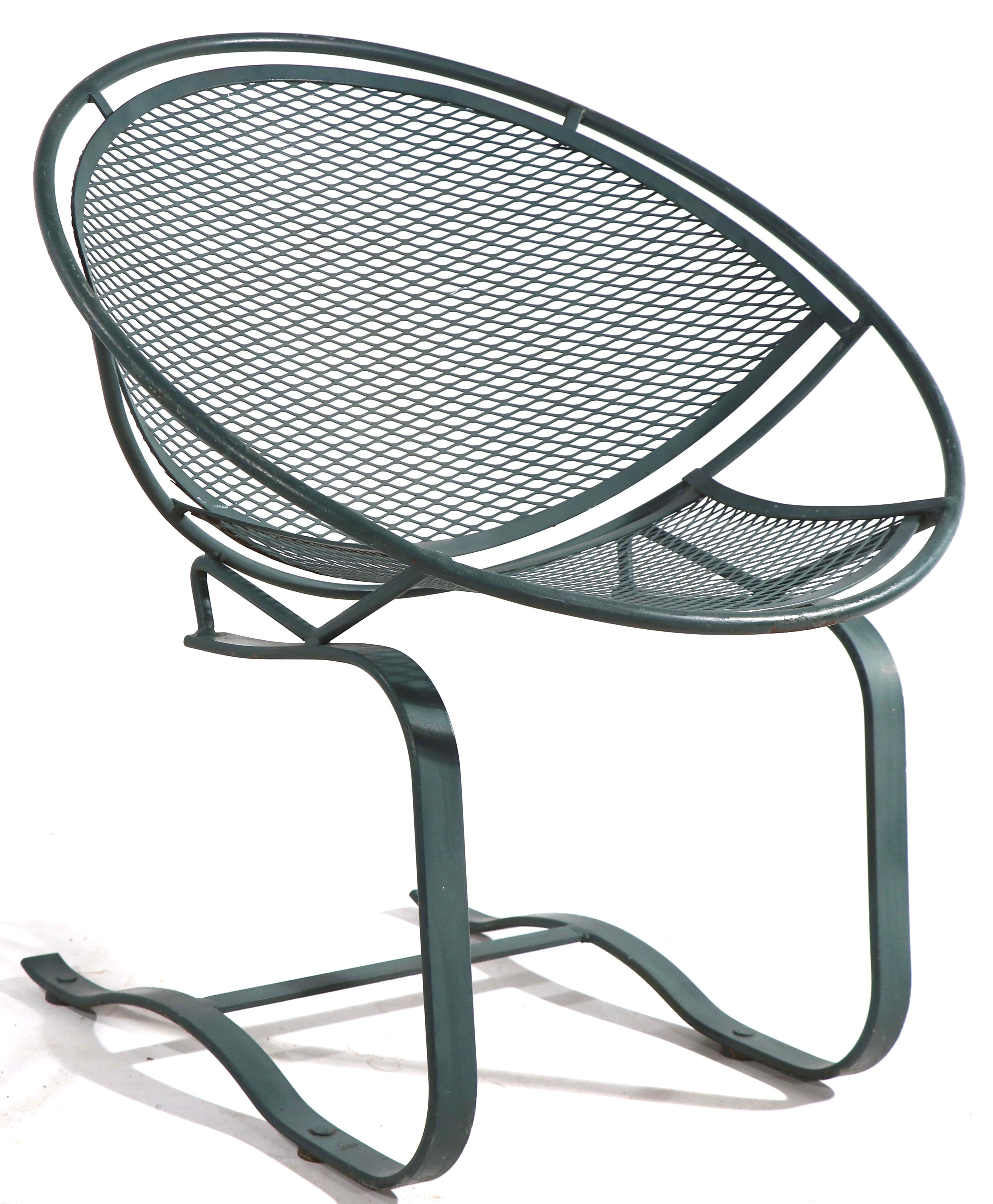 American  Cantilevered Salterini Radar Chair by Tempestini