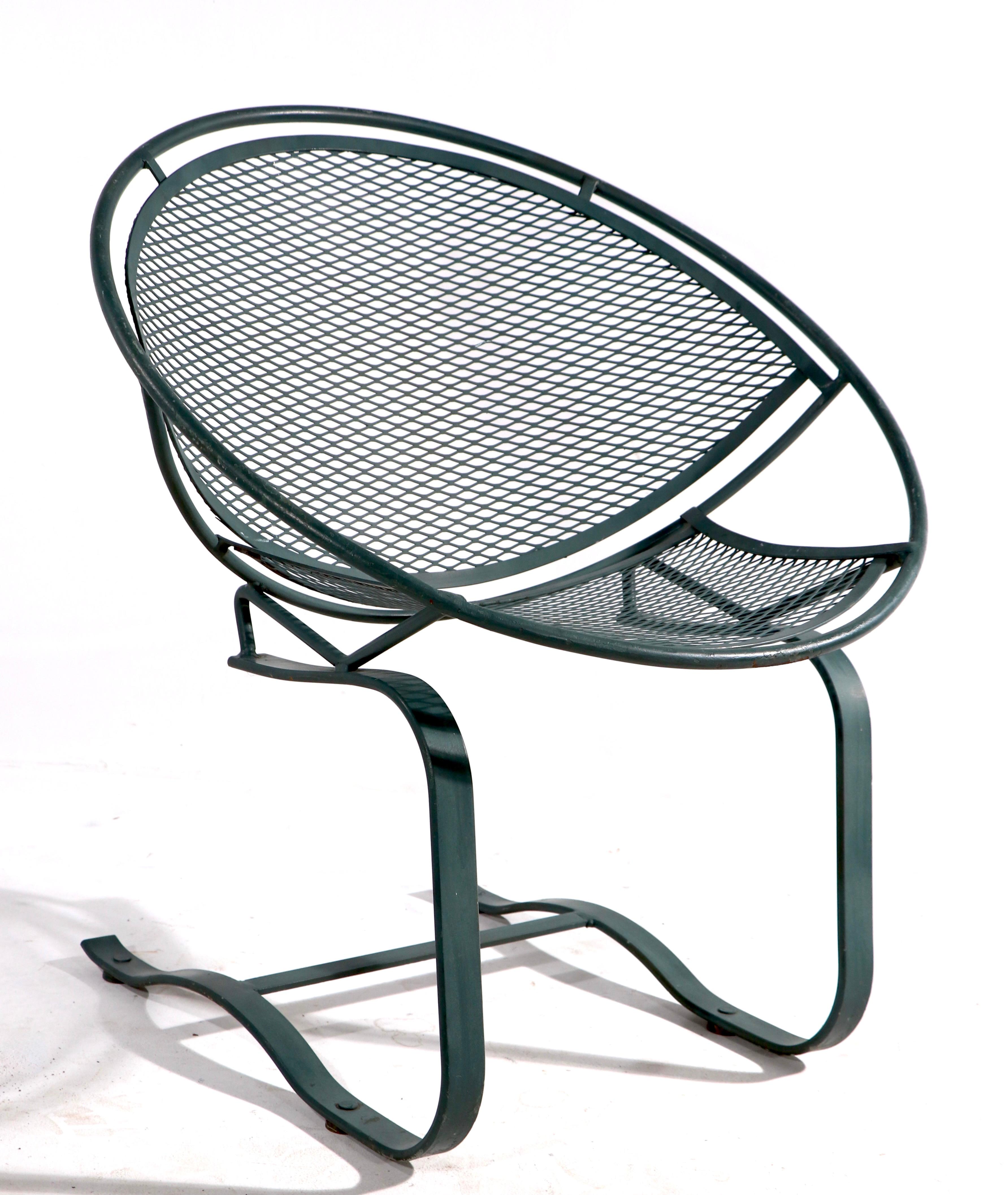  Cantilevered Salterini Radar Chair by Tempestini In Good Condition In New York, NY
