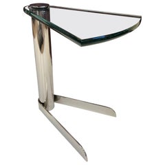 Vintage Cantilevered Side Table