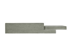 Cantilevered Sofa PK1 in Fendi Green Canvas Upholstery by Paulo Kobylka