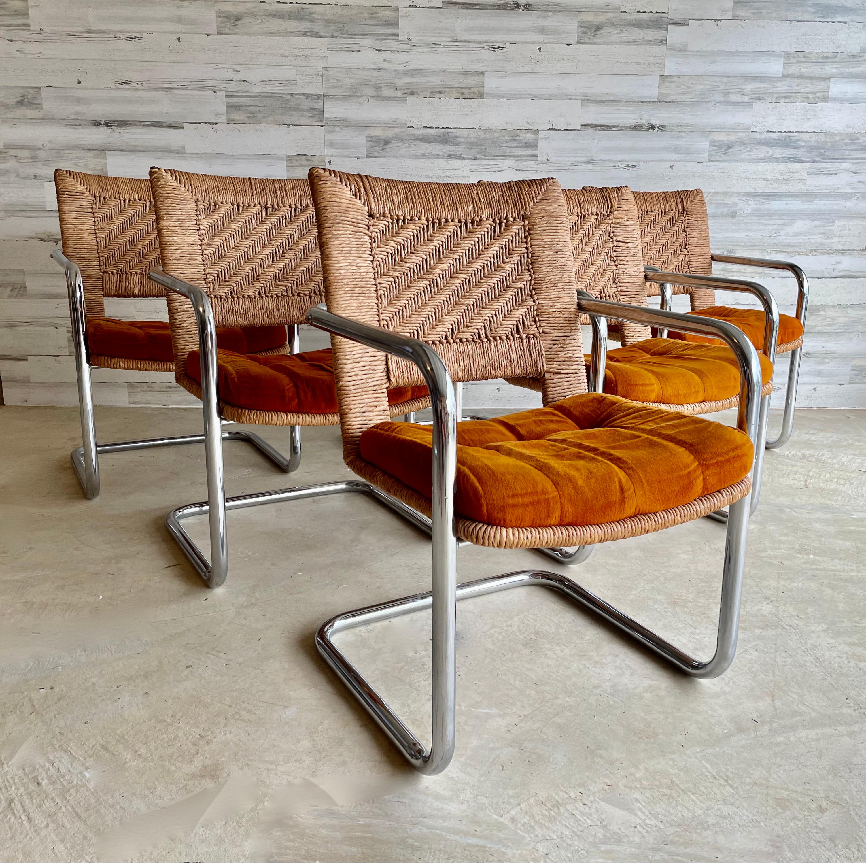 rush woven chairs