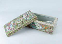Canton Chinese Porcelain Box
