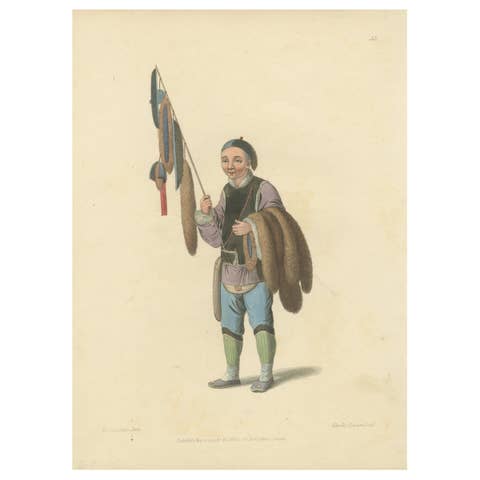 Canton Fur Trader: A Vibrant 1799 Glimpse into China's Commerce