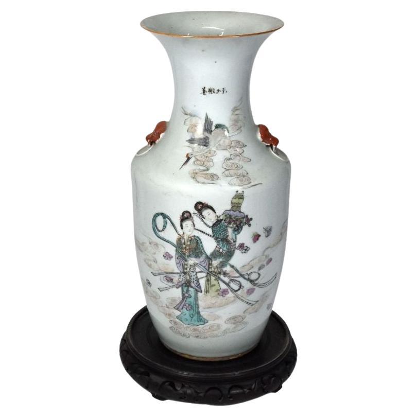 Vaso in porcellana di Canton, 1900 circa