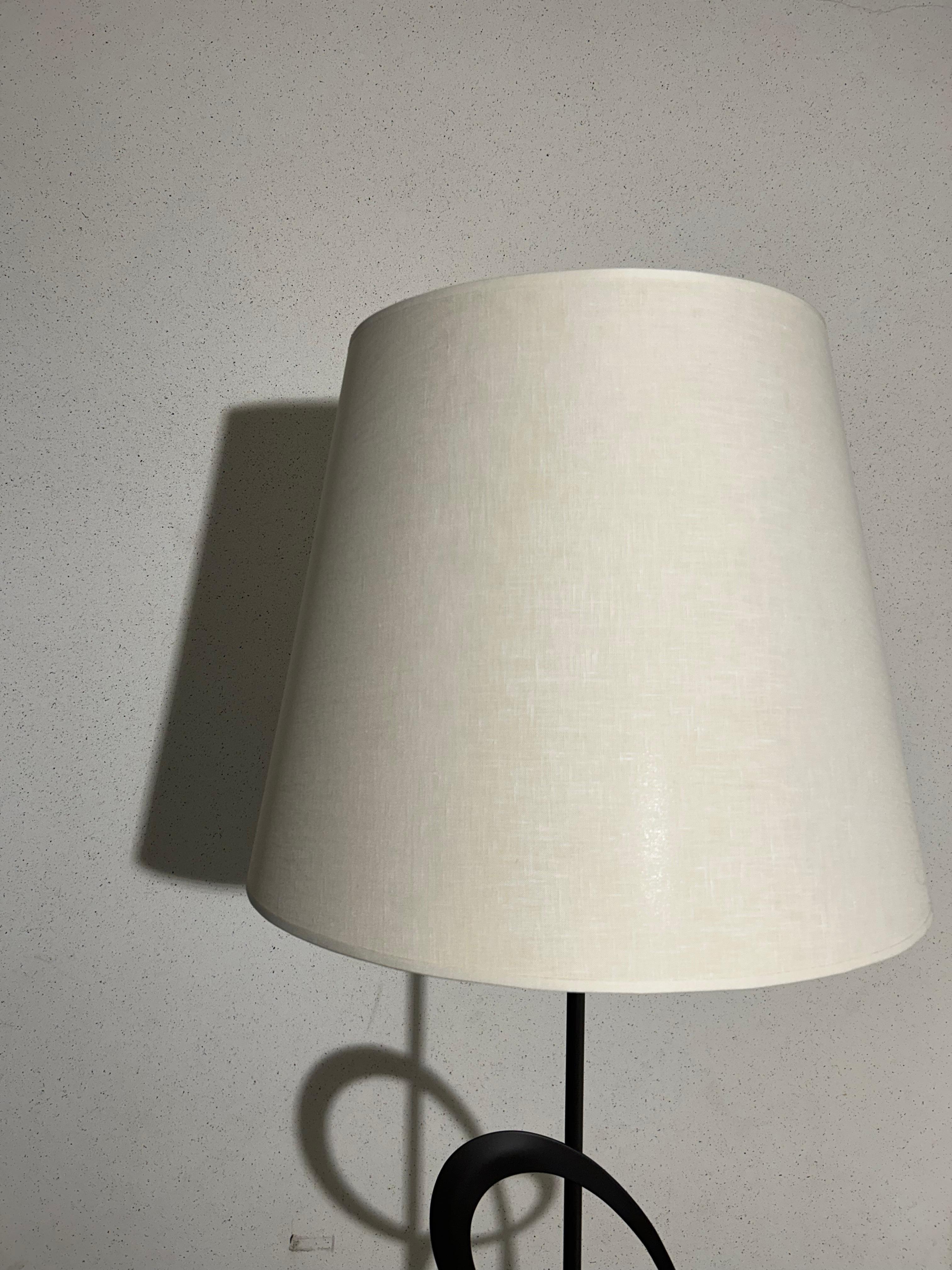 Lampadaire Cantori Decò - Design italien artisanal en Ferro Antico brun en vente 12