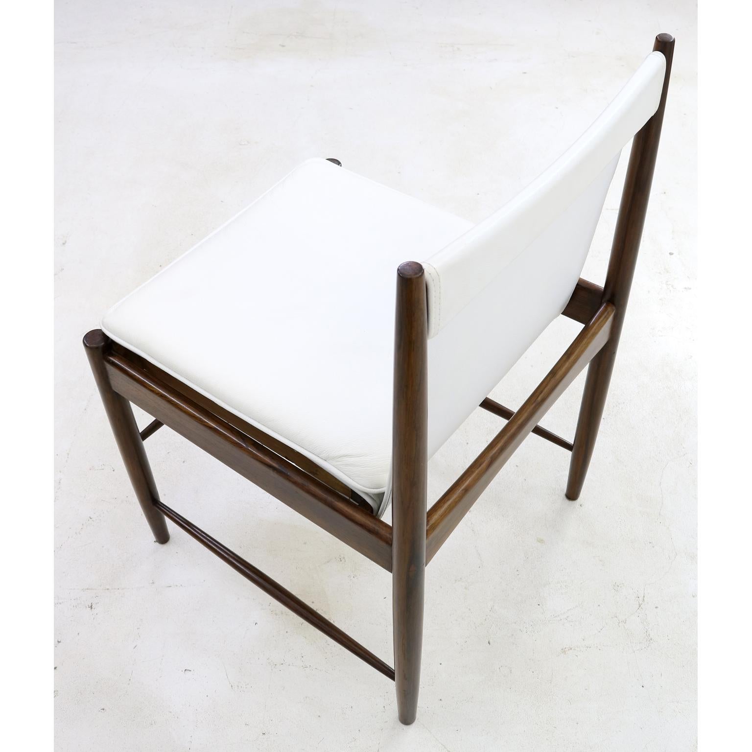 Cantu Chair by Sergio Rodrigues in Jacaranda with Leather Upholstery In Good Condition In Sao Paulo, SP