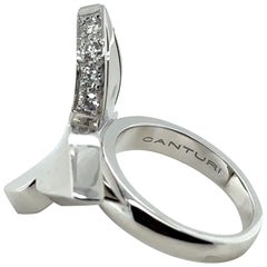 Canturi 18 Carat White Gold Odyssey Ring 0.24 Cara