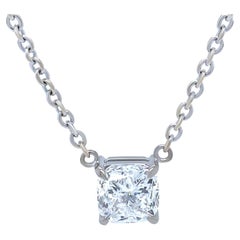Canturi 18ct White Gold GIA Diamond Pendant 1.54ct