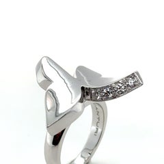 Canturi 18 Carat White Gold Odyssey Ring 0.24 Cara