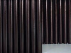 Cantus  - Sculptural Arabescato Marble Dining Table with Bronze Organ Pipe Base